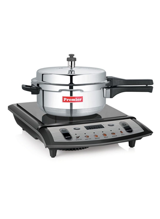 Largekg Premier Classic Induction Bottom Pressure Cooker Pan - Large Silver