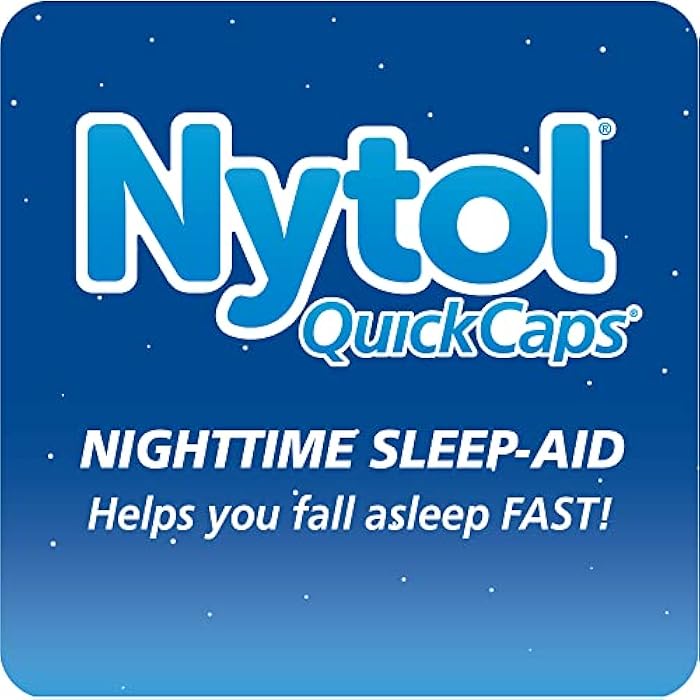 Nytol Quick Caps Nighttime Sleep-Aid with Diphenhydramine HCI, Easy-to-Swallow Caplets to Fall Asleep Fast, 16 Count - Image 3