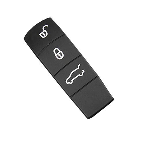 Jaronx Remote Key Button Cover Compatible with Porsche, Jaronx Key Fob Center Button Rubber Protectors Keyless Entry Button Skin Jacket (Compatible with:Porsche Cayenne/Manca) - Image 1