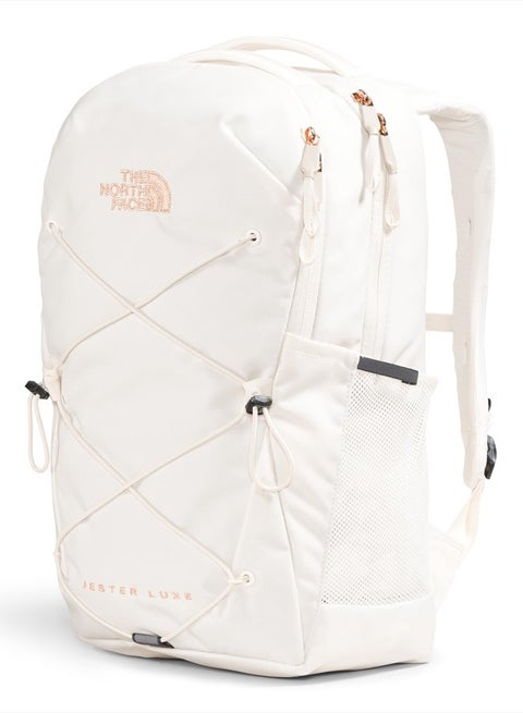 north face backpack price in dubai THE NORTH FACE Women's Jester Luxe Everyday Laptop Backpack, Gardenia  White/Burnt Coral Metallic, One Size | Best Price UAE