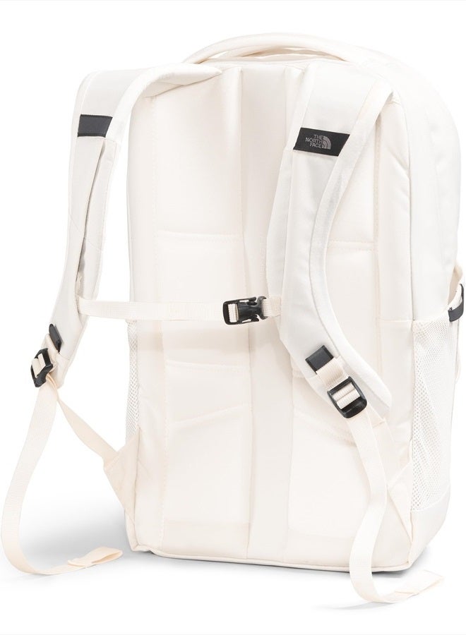 THE NORTH FACE Women's Jester Luxe Everyday Laptop Backpack, Gardenia White/Burnt Coral Metallic, One Size  - Image 3