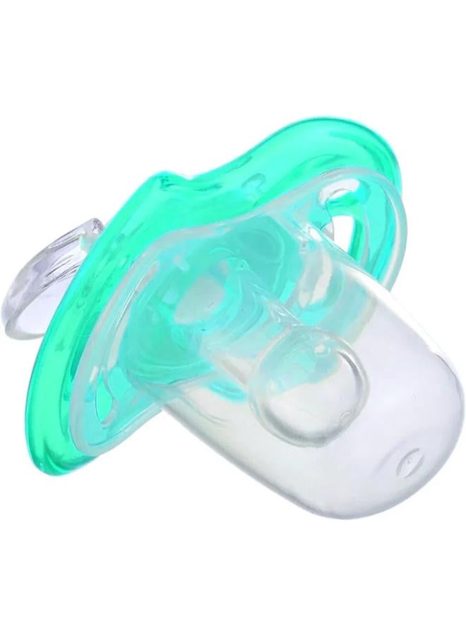 Baby Time Baby Essentials Silicone Round Soother With Cap - Image 1