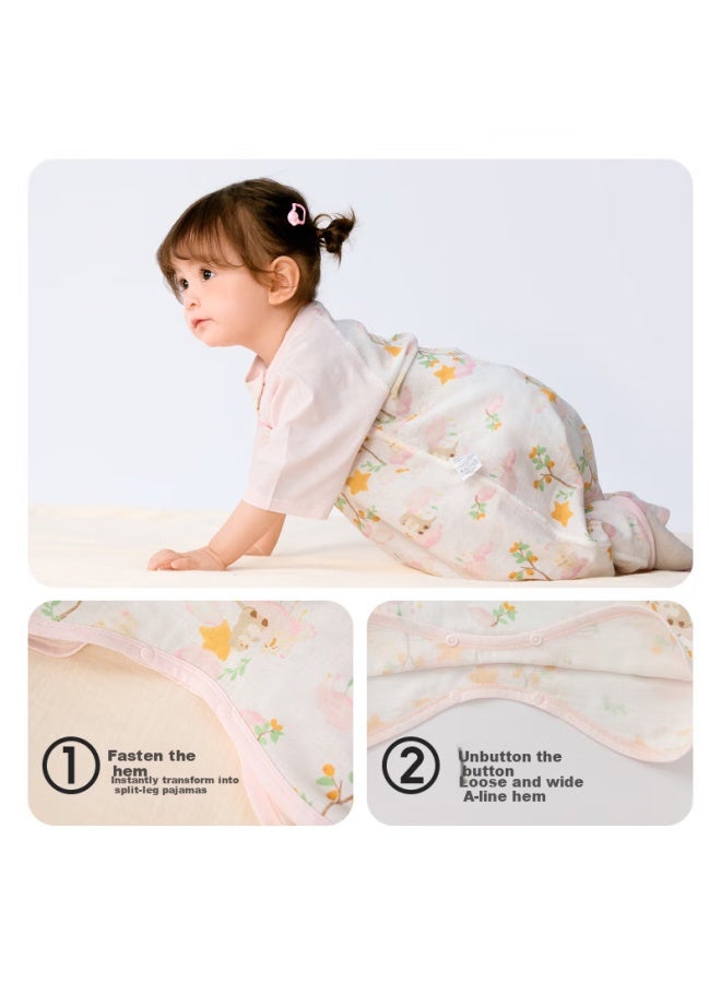Balabala Baby Sleeping Bag Baby Children's Pajamas Newborn Soft Skin-friendly Printed Full Printed Fresh And Cute 208225181201 - Image 1