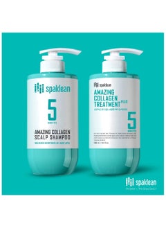 spaklean Amazing Collagen Scalp Shampoo & Treatment Set 1 x Shampoo, 500ml  - Image 1
