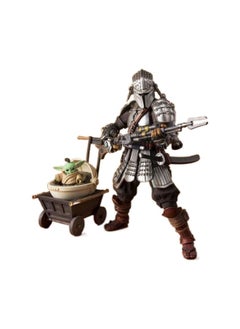 Bandai Tamashii : Star Wars Meisho Realization Ronin Mandalorian and Grogu