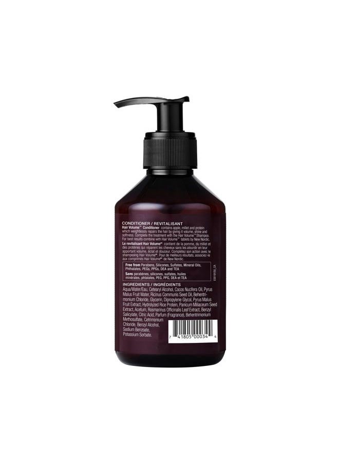 New Nordic - New Nordic Hair Volume Conditioner, Creamy Herbal Recipe to Weightlessly Hydrate, Volumize, Soften & Shine, Vegan, Clean Ingredients, 8.5 Fl Oz - Image 1