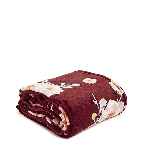 Vera Bradley Women's Fleece Plush Throw Blanket, Blooms and Branches, One Size - Image 5