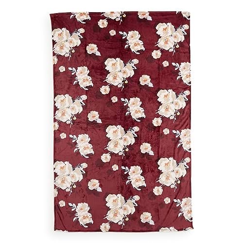 Vera Bradley Women's Fleece Plush Throw Blanket, Blooms and Branches, One Size - Image 2