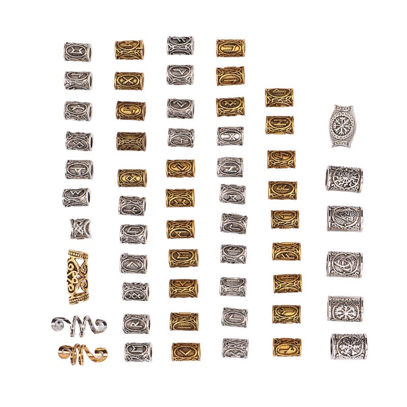 Hair Braid Rings 119 Pcs Durable Alloy Material - Easy To Use Retro Hair Accessories for Daily Wear, Party, Wedding and Photo Shoot - Image 5