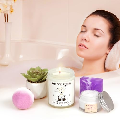 Frerdui Care Package for Women, Self Care Gifts for Women Basket, Gifts for Womens Birthday Unique, Stress Relief for Mom/Wife/Friends, Witchy Gift, Divorce Breakup Gifts, Spa Gift Mother Day, Birthday - Image 5