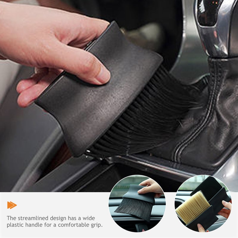 4pcs Dust Brush Portable Car Seat Air Vent Duster Car Detailing Cleaning Tool - Image 3