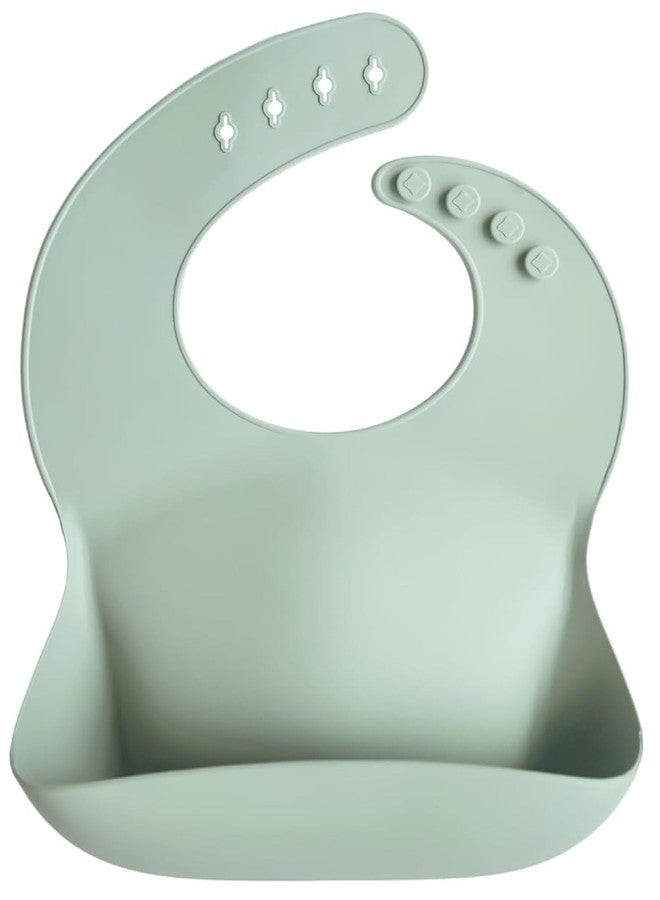 ROKTRY Waterproof Silicone Baby Bib for Feeding & Weaning Baby Bib – Waterproof Toddler Feeding Bib with Extra Wide Food Catcher Pocket, Adjustable Soft Neck Strap, BPA-Free & Dishwasher Safe - Image 1