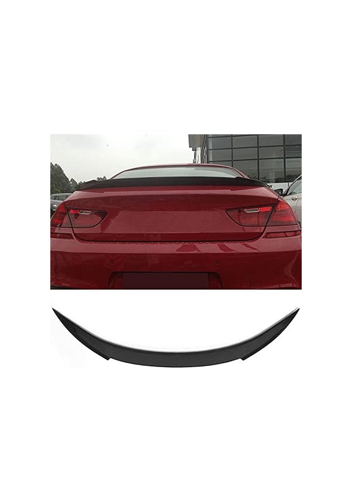 DEMULAX Carbon Fiber Rear Trunk Spoiler for BMW M6 640i - Image 5