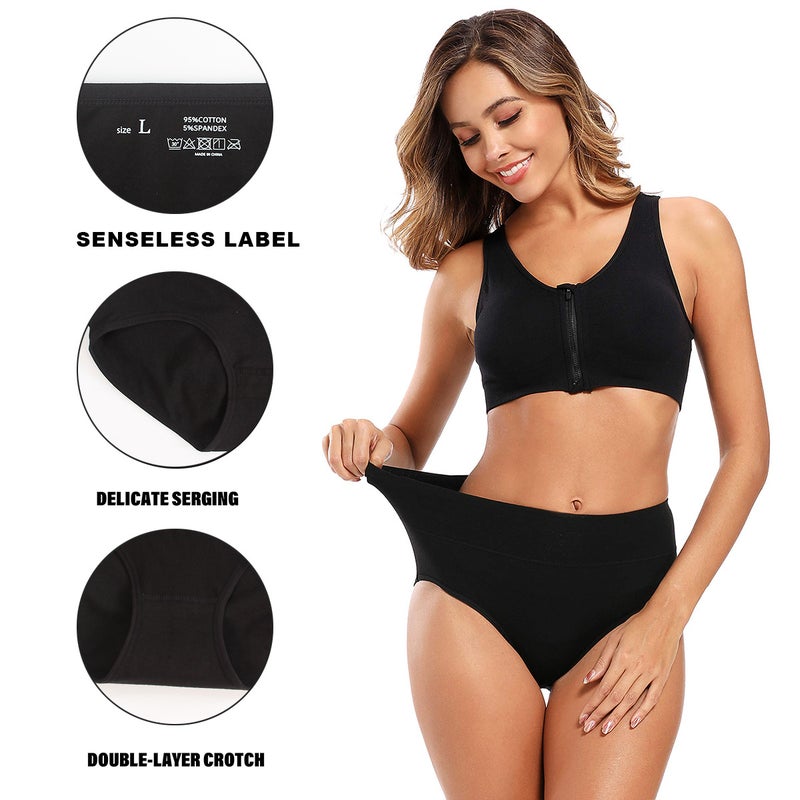 Can Order The United States Version Of The United States Size Women'S Cotton Underwear High Waist Belly Hip Super Plus Size Explosions - Image 3