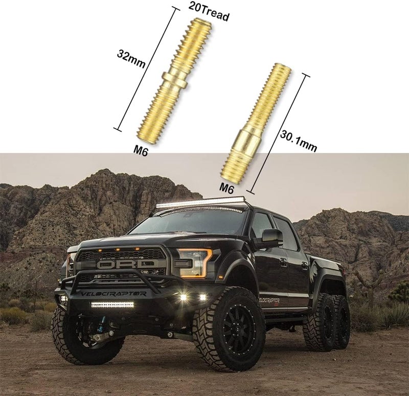 Turcee13 PCS Truck Antenna Adapter Accessories for Truck/Car Kit,11 Screws&2 Rubber Washers Replacement for Toyota,Jeep,Wrangler,Denali,Tantu,Douqi,Ford,GMC Antenna - Image 3
