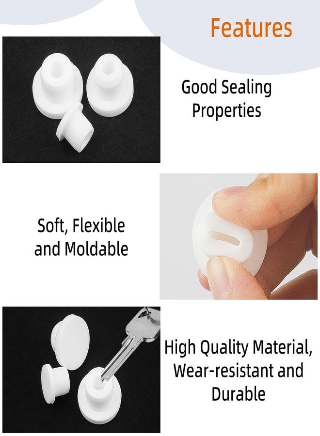 Notoke 21PCS Silicone Salt and Pepper Stoppers Plugs, Reusable Salt and Pepper Shaker Stoppers Plugs Replaceable Stoppers for Salt and Pepper Shakers 10/11/12/13/14/15/16mm - Image 3