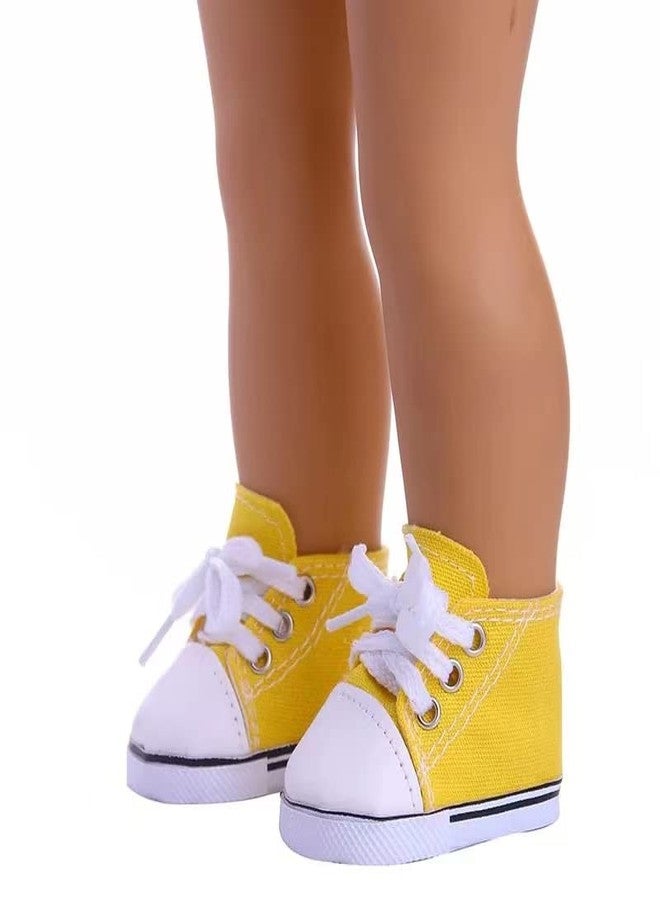 YIJING Doll Accessories,Five Pair 18 Inch America Doll's Shoes,Suitable for 18 inch Doll,Best Gift for Girl - Image 2