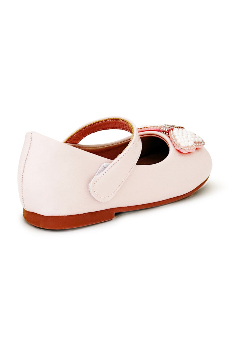 Geoomnii Infant Girls Ballerina Shoes – Soft Closed-Toe Flats for Baby Girls, Comfortable Daily Wear & Special Occasions - Image 3