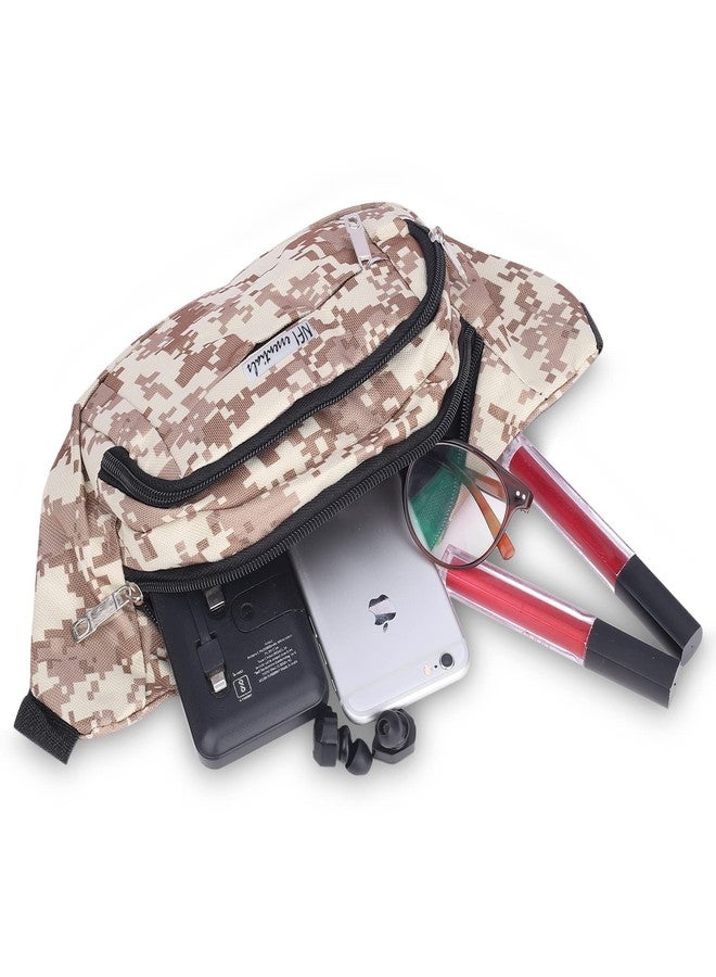 NFI essentials Waist Chest Bag for Men Women Belt Sling Pouch Crossbody Unisex Crossover Fanny Pack One Side Travel Hiking Zip Bag Multipurpose Adjustable Strap Shoulder Running Money Phone Bag - Image 3