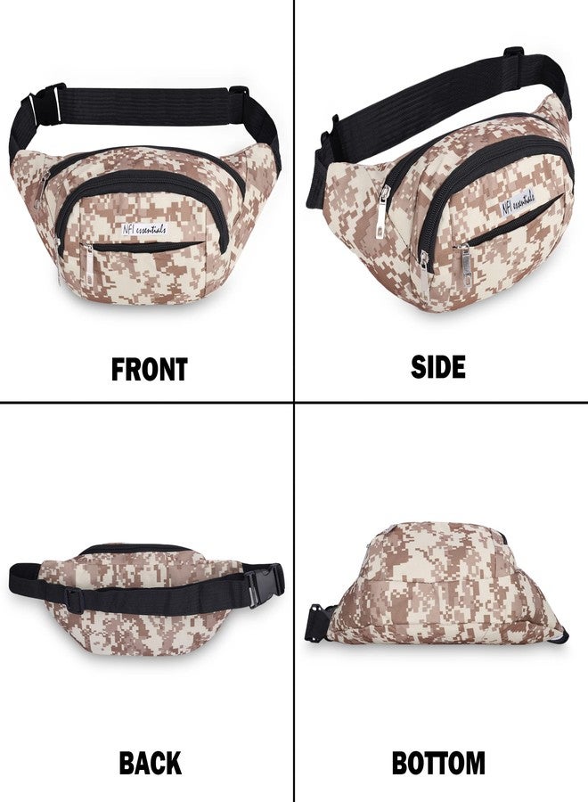 NFI essentials Waist Chest Bag for Men Women Belt Sling Pouch Crossbody Unisex Crossover Fanny Pack One Side Travel Hiking Zip Bag Multipurpose Adjustable Strap Shoulder Running Money Phone Bag - Image 5