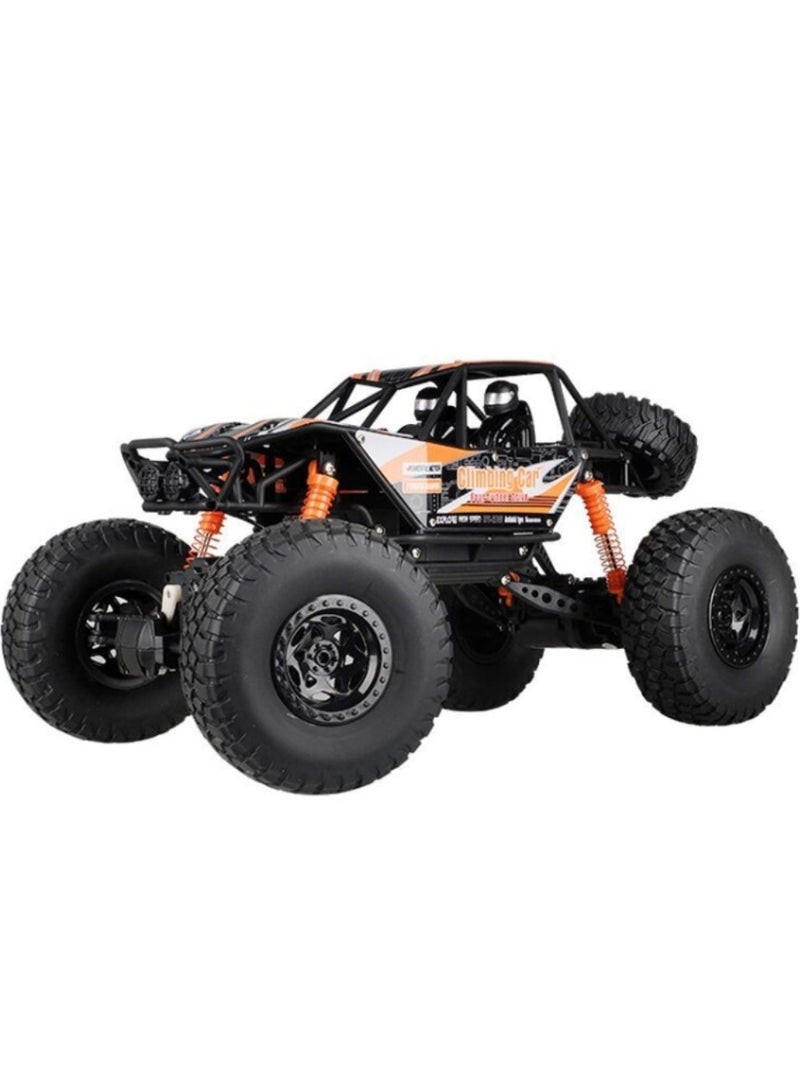 Large High Speed Four-wheel Climbing Vehicle Model Bigfoot Monster Off-road Remote Control Racing Toy Durable orange - Image 1