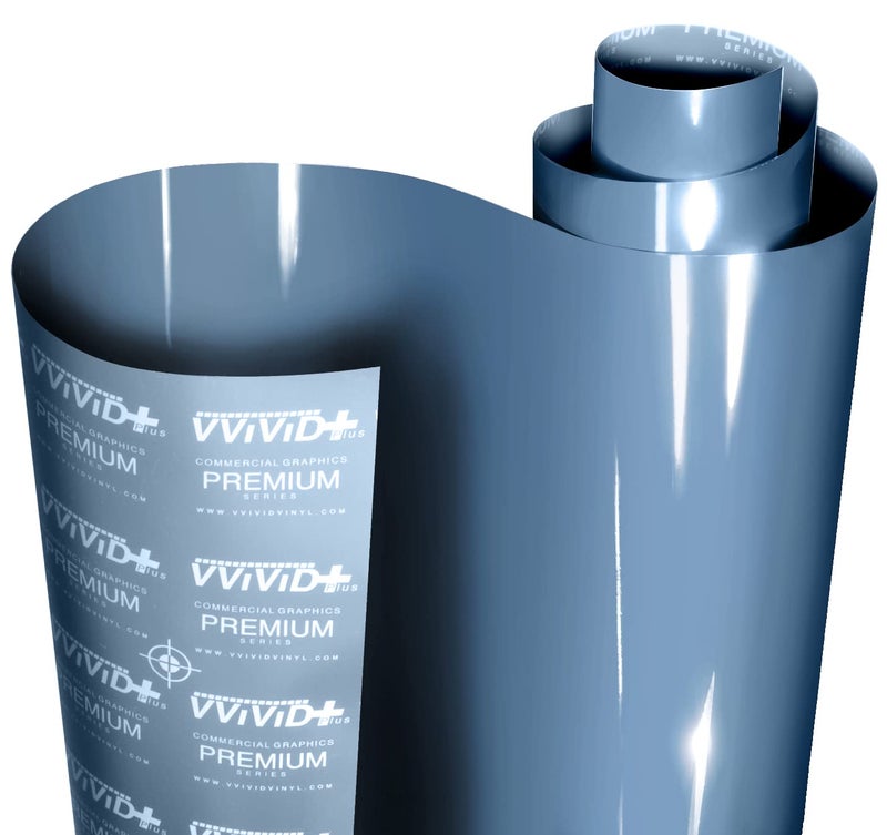 VViViD Ultra Gloss China Blue 1ft x 5ft Vinyl Car Wrap Premium Paint Replacement Film Roll with Nano Air Release Technology Stretchable Protective Cap Liner Self Adhesive Indoor Outdoor