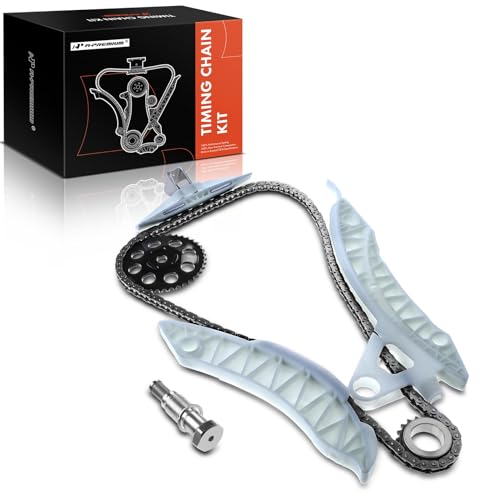 A-Premium طقم سلسلة توقيت المحرك A-Premium مع مشد والمزيد [يتناسب مع DOHC، 4 أسطوانات 1.6 لتر] متوافق مع ميني كوبر [سلسلة R56] 2007-2012، توربو، استبدال# 11314609483، 11317534833، 11317516088، 11217534654 - Image 1
