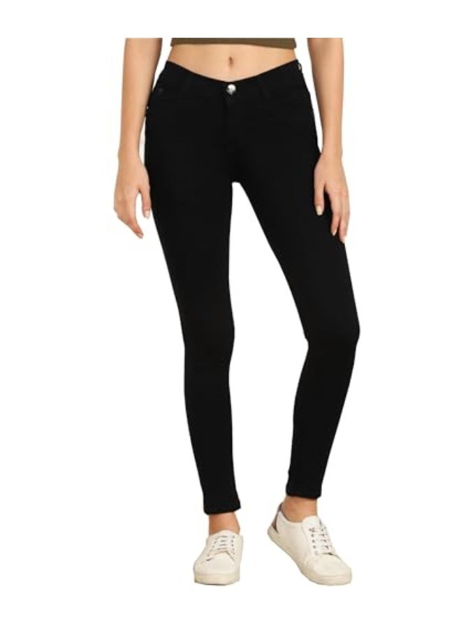Nifty Women's Cotton Blend Stretchable Mid Rise Jeans - Image 1