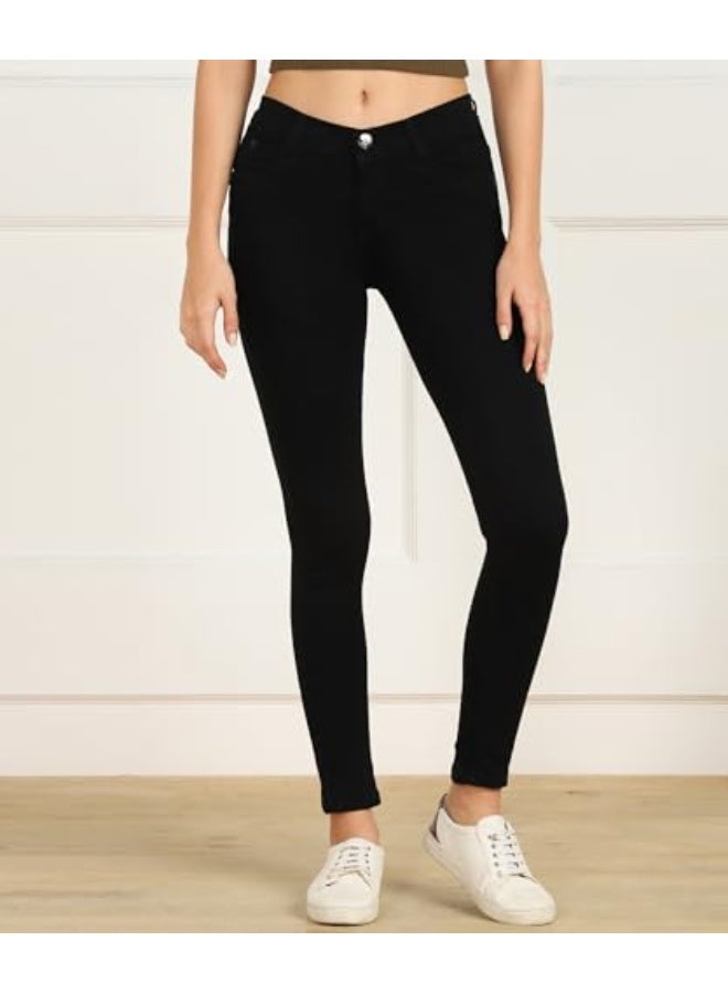 Nifty Women's Cotton Blend Stretchable Mid Rise Jeans - Image 2