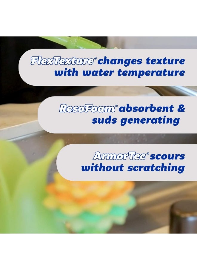Scrub Daddy - Scrub Daddy Scrub Daisy Dishwand System, Hyacinth Replacement Head - Image 1
