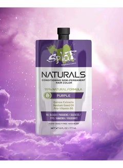 SPLAT Purple Semi Permanent Hair Color 6 Oz  - Image 5