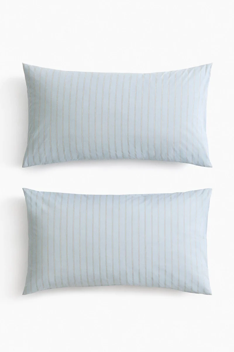 H&M 2-pack patterned pillowcases