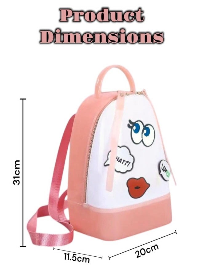 AMANVANI Kids School Bag For Girls (1 Pcs) Cute Mini Backpack Silicone Bag Pouch For Kids, Cartoon Toy Children'S Gifts Girls/Kids Baby School Bag For Kids, Picnic Bag, Tuition Bag - Image 3