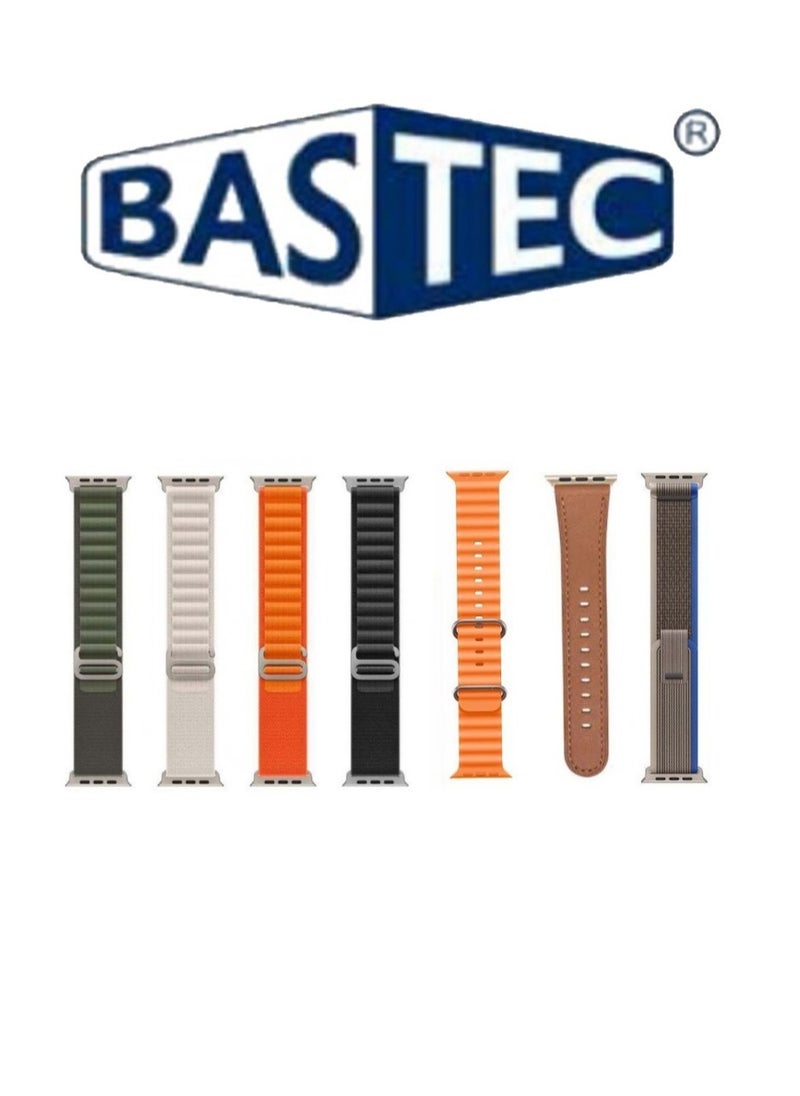 Bastec - BC Ultra Max Smartwatch - Series 8 - Full Screen Compatibility with Android and iOS, Fast Response, Wireless Charging, Includes 7 Extra Straps and Screen Protector - 49mm Size - Image 1