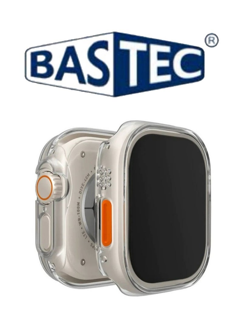 Bastec - BC Ultra Max Smartwatch - Series 8 - Full Screen Compatibility with Android and iOS, Fast Response, Wireless Charging, Includes 7 Extra Straps and Screen Protector - 49mm Size - Image 1