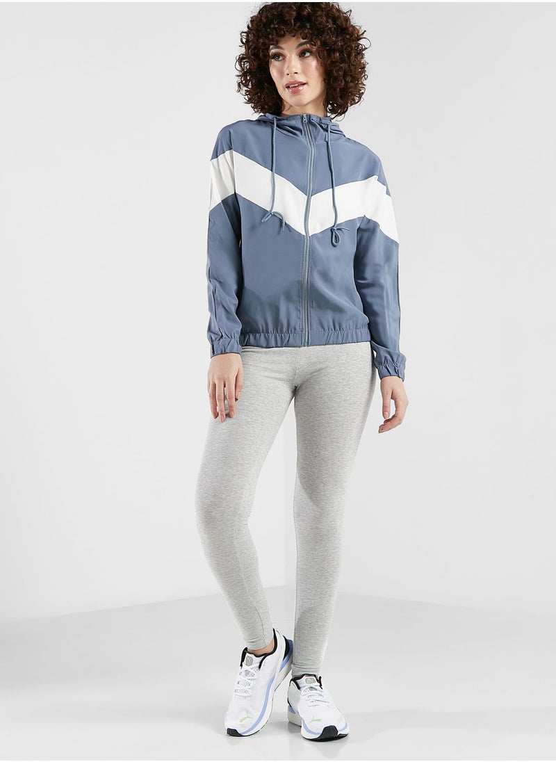 FRWD - Zip Front Colorblock Athletic Jacket - Image 1