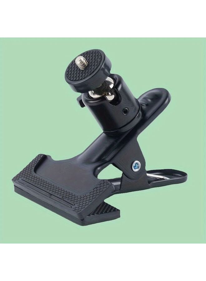 2pcs 360 Rotating Gimbal Clamp Adjustable Arm for Camera Microphone Lighting Mount - Image 2