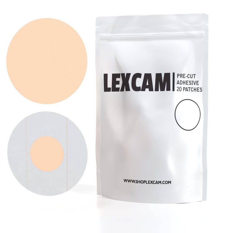 LEXCAM Dexcom G7 and Stelo Adhesive Patches, Pack of 20, Lexcam CGM Covers, Color Tan, Sensor is NOT Included - Image 5