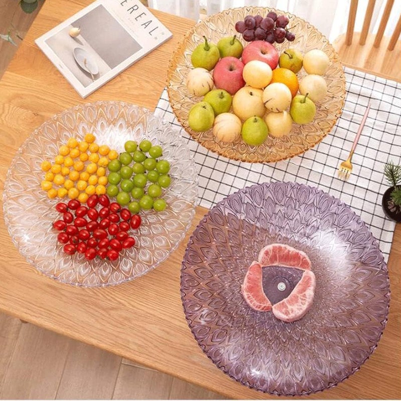 Calyrex Fruit Bowl Serving Bowl Salad Bowl Bowls with Base Fruit Basket Fruit Leaf Vegetable Storage Bowls for Home Decoration Farmhouse - Image 5