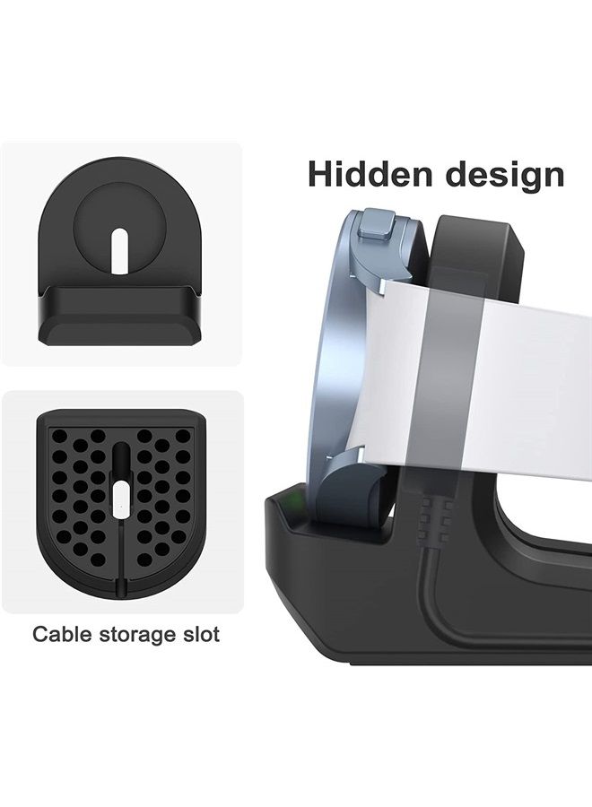 FASTSNAIL 2 Pack Stand for Samsung Galaxy Watch 5/6 (40,44mm)/5 Pro 45mm/Watch 5/Pro Golf Edition(40,44,45mm)/Watch 6 Classic(43,47mm), Silicone Charging Dock - Image 5