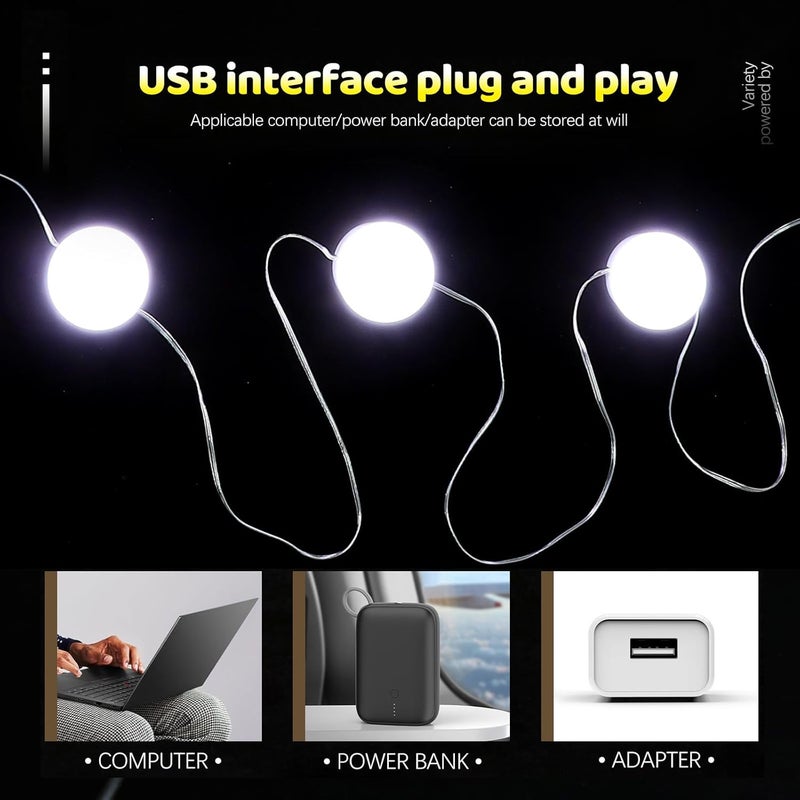 STOBAZA Vanity Lights for Mirror 14-led Bulb Strip Dimmable Three-Color Makeup Mirror Light for Dressing Table and Bathroom Use - Image 5