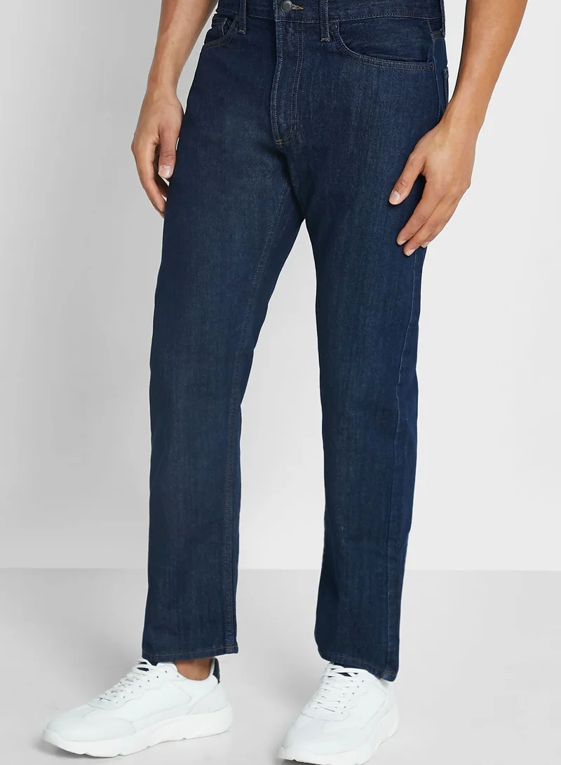 Marks & Spencer Essential Straight Fit Jeans