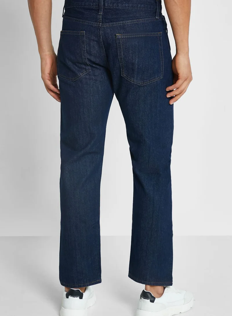 Marks & Spencer Essential Straight Fit Jeans