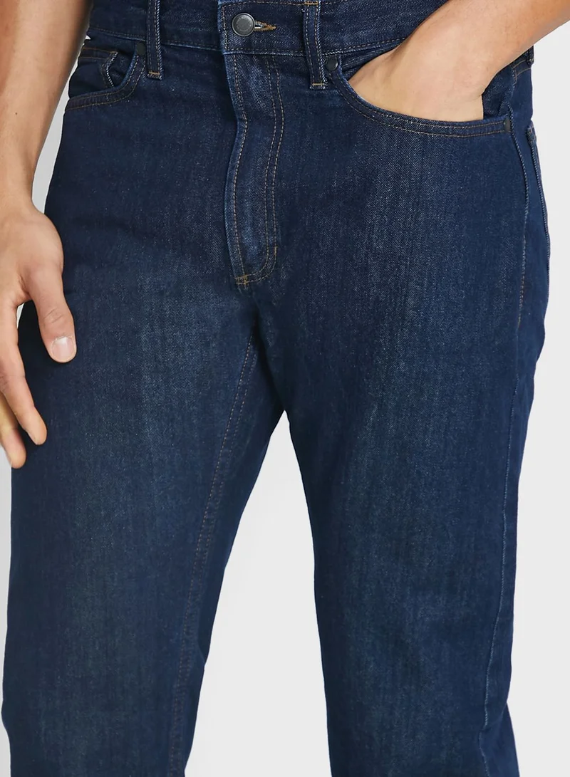 Marks & Spencer Essential Straight Fit Jeans