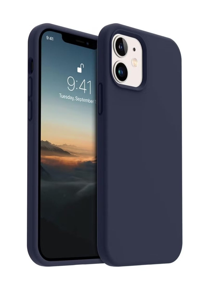أوميكسبرو غطاء جل السيليكون السائل مع حماية كاملة للجسم مضاد للخدش والصدمات متوافق مع iPhone 12 - Image 1