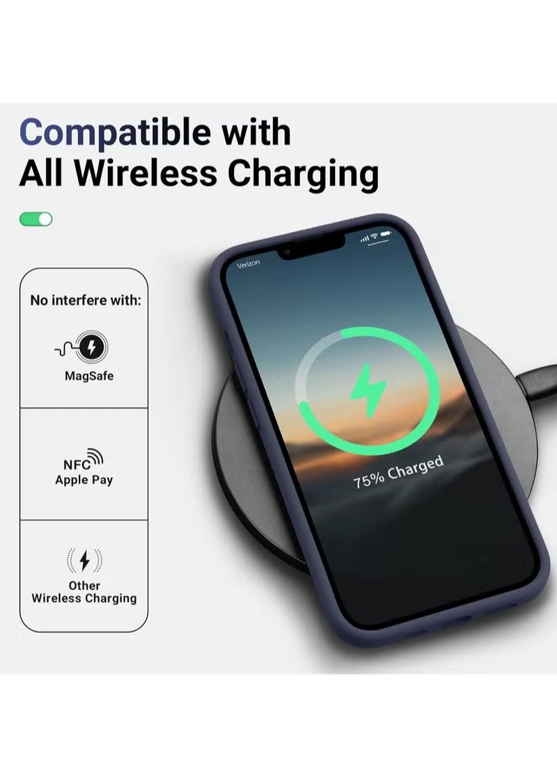 أوميكسبرو غطاء جل السيليكون السائل مع حماية كاملة للجسم مضاد للخدش والصدمات متوافق مع iPhone 12 - Image 4
