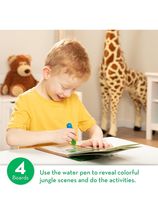 ميليسا آند دوج ميليسا ودوغ ووتر واو الغابة – لوحة قابلة لإعادة الاستخدام تكشف الرسومات بالماء، تحتوي على 4 لوحات ذات طابع الحياة البرية مع قلم قابل لإعادة التعبئة – نشاط إبداعي خالٍ من الفوضى للتعلم واللعب أثناء السفر للأطفال من عمر 3 سنوات فما فوق | SM-6074458 - Image 2