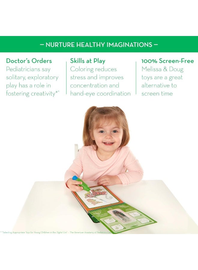 ميليسا آند دوج ميليسا ودوغ ووتر واو الغابة – لوحة قابلة لإعادة الاستخدام تكشف الرسومات بالماء، تحتوي على 4 لوحات ذات طابع الحياة البرية مع قلم قابل لإعادة التعبئة – نشاط إبداعي خالٍ من الفوضى للتعلم واللعب أثناء السفر للأطفال من عمر 3 سنوات فما فوق | SM-6074458 - Image 3