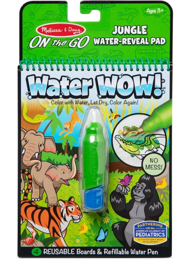 ميليسا آند دوج ميليسا ودوغ ووتر واو الغابة – لوحة قابلة لإعادة الاستخدام تكشف الرسومات بالماء، تحتوي على 4 لوحات ذات طابع الحياة البرية مع قلم قابل لإعادة التعبئة – نشاط إبداعي خالٍ من الفوضى للتعلم واللعب أثناء السفر للأطفال من عمر 3 سنوات فما فوق | SM-6074458 - Image 1
