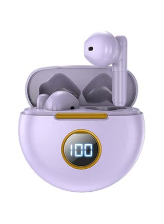 in-Ear Wireless Bluetooth 5.1 Headphones, Earbuds IPX7 Waterproof with Microphone Rechargeable USB C Case with Round LCD Display for Smartphones Android iOS (Purple) - pzsku/ZA46B1C5EA61F15F64664Z/45/_/1731022965/08c27ab2-b15b-411d-bbe6-8c4827f7ff70